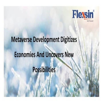 Metaverse Development Digitizes Economies And Uncovers New Possibilities