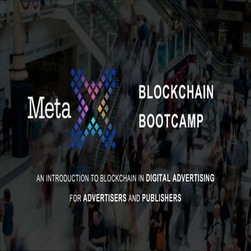 Meta X Blockchain Bootcamp | PPTX