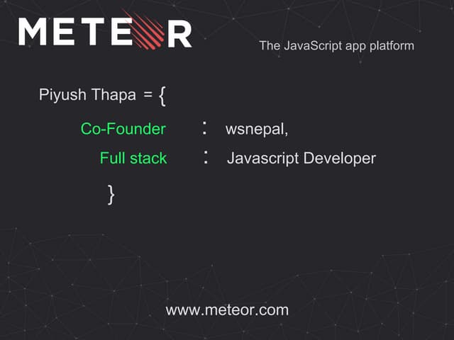 Meteor intro- ktmjs