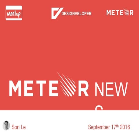 Meteor JS News