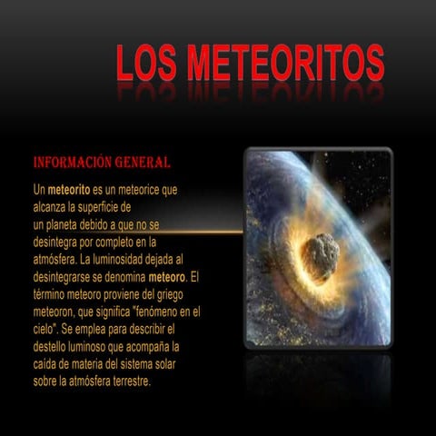 Meteoritos | PPTX