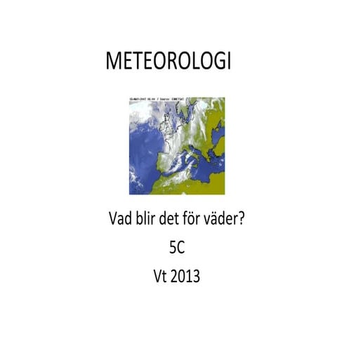 Meteorologi 2 | PPT