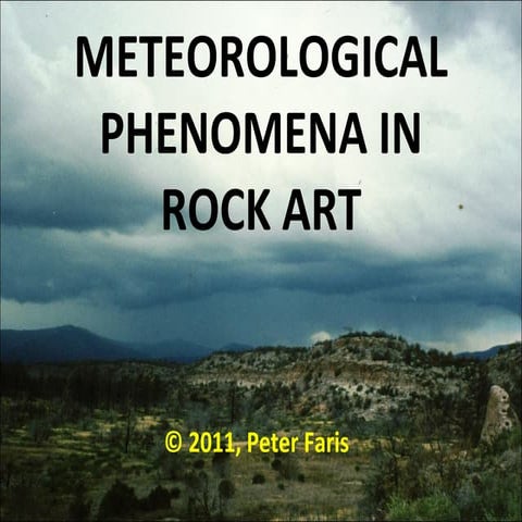 Meteorological phenomena in rock art