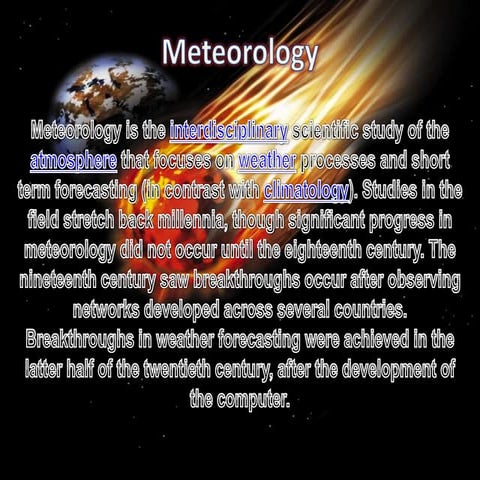 Meteorology | PPTX