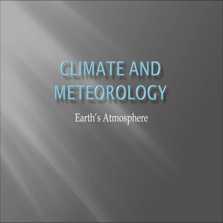 Meteorology