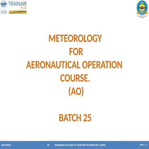 Meteorology Presentation Ppl For Ncat Pptx