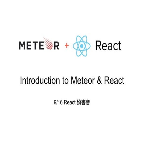 Introduction to Meteor & React