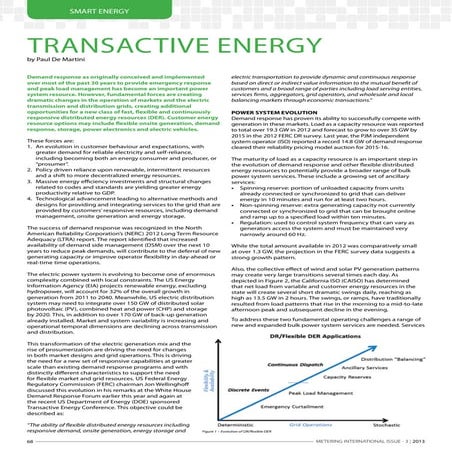 Transactive Energy article 2013