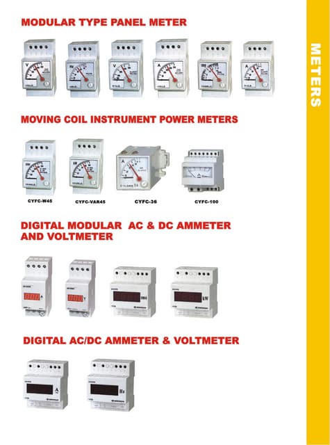 Meters made by Meba Electric Co.,Ltd