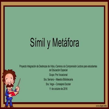 Metáfora y Símil 