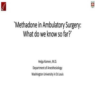 Methadone grand round f