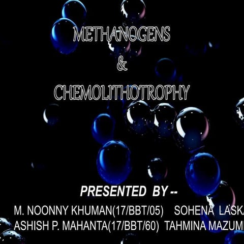 Methanogens and chemolithotrophy
