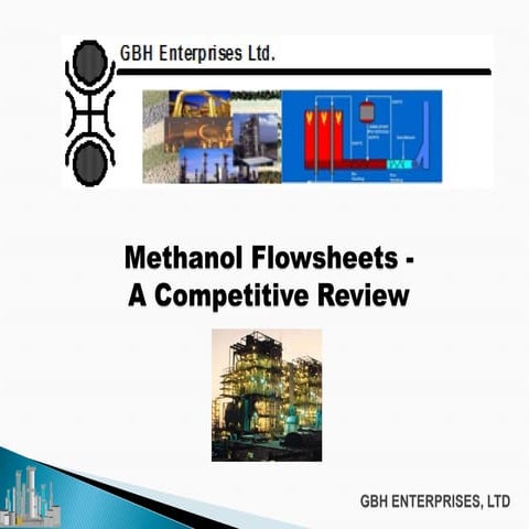 Methanol Flowsheets - A Competitive Review
