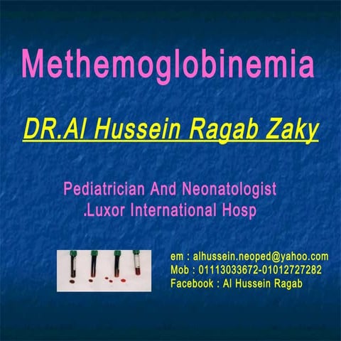 Methemoglobinaemia