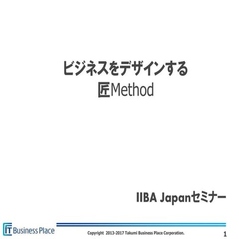 ビジネスをデザインする匠Method