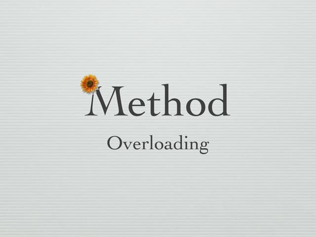 Method part2