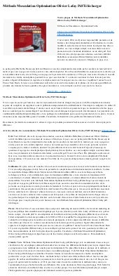 TÉLÉCHARGER METHODE LAFAY OPTIMISATION TURBO PDF