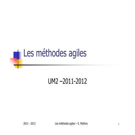 Methodes agile