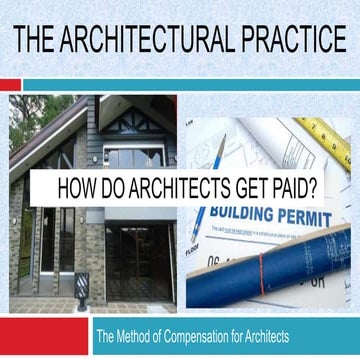 How Do Architects Get Paid? | PPTX
