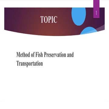 Method of Fish Preservation and Transportation.pptx