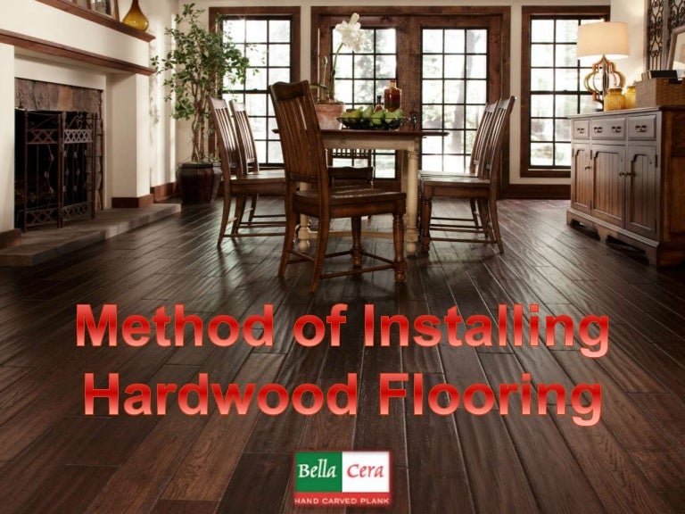 Method Of Installing Hardwood Flooring