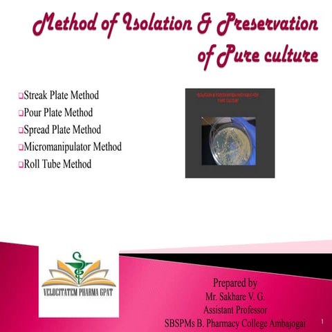 Method of isolation and preservation of pure culture.pdf
