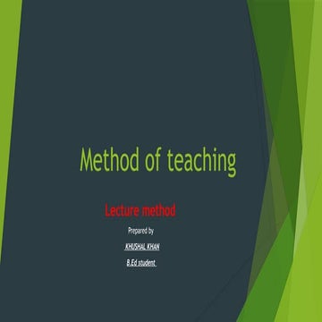 Lecture | PPTX
