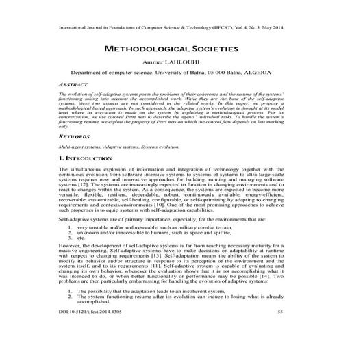 Methodological societies