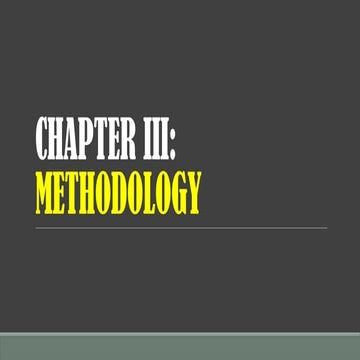 Practical Research II: Methodology PPT Pres. | PPTX