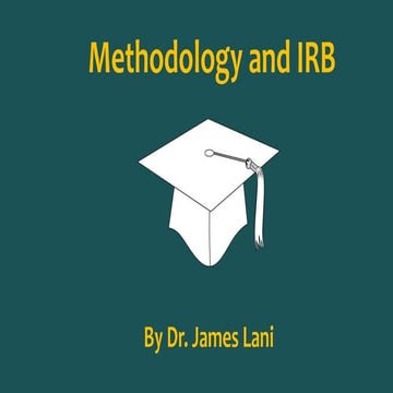 Methodology and IRB/URR