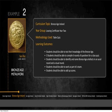 Methodology background bronze age quiz 0