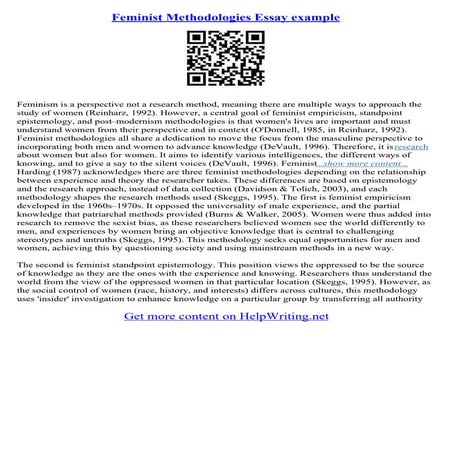 Research Methodology Essay | PDF