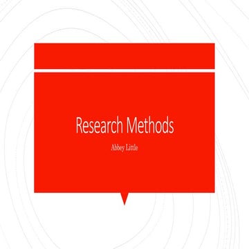 Term Paper Methodology 