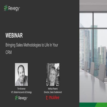 Bringing Sales Methodologies to Life Inside CRM