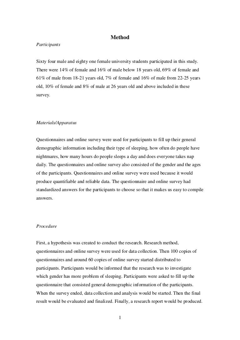 Psychology report part 2