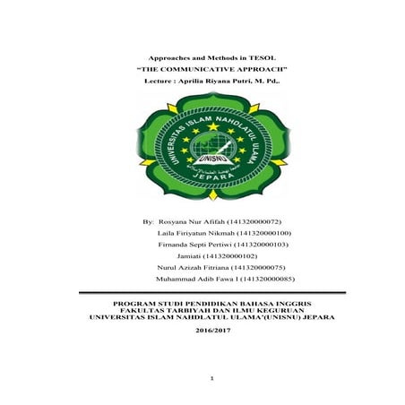 the communicative approach