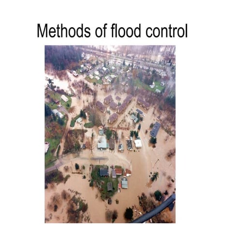 Methods Of Flood Control For Assessment