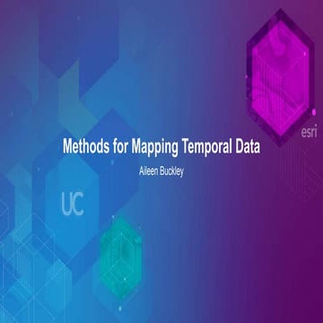Methods for mapping temporal data | PPT
