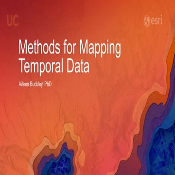 Methods for Mapping Temporal Data