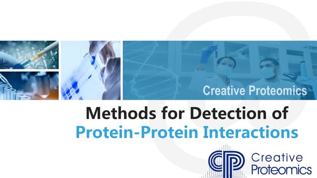 Methods to Detect Protein-Protein Interaction