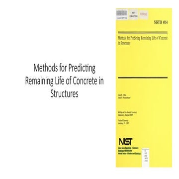 Methods for Predicting Remaining Life of Concrete in Structures.pptx
