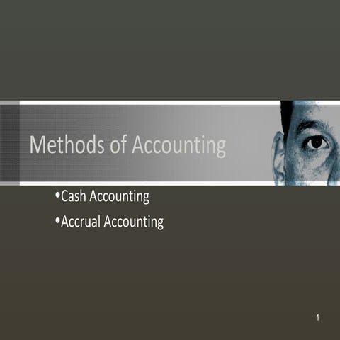 Accrual Accounting and Balance Day Adjustments