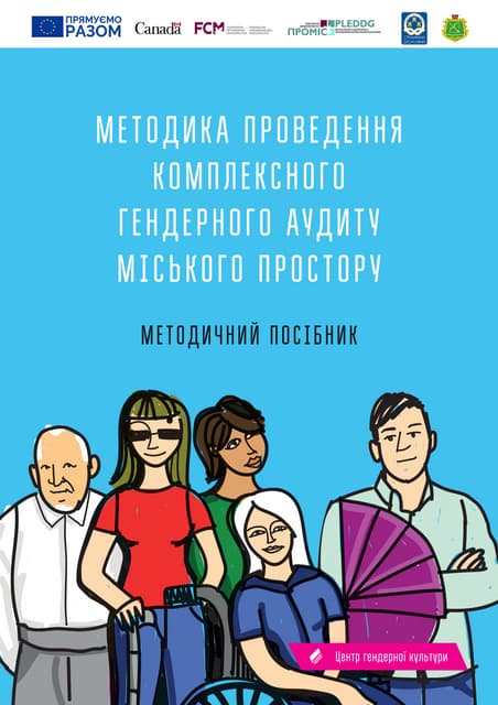 Methods of conducting a comprehensive gender audit space