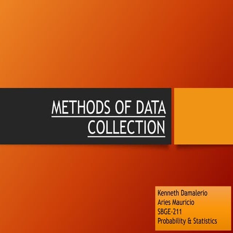 Methodsofdatacollection1