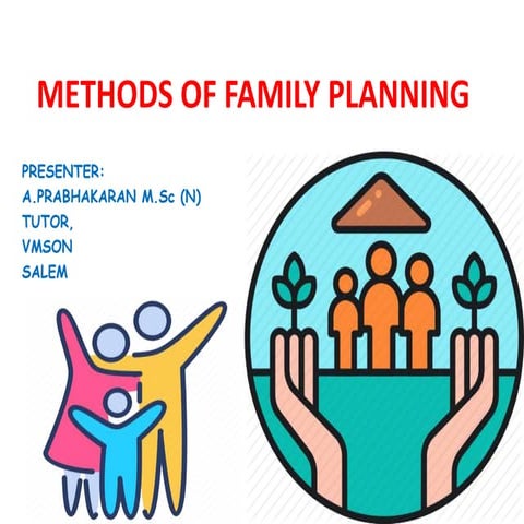 Methods of family planning