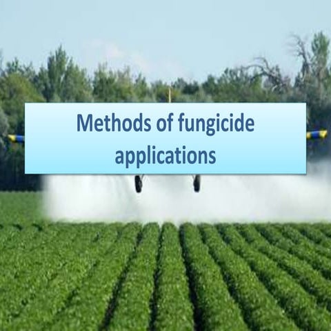 Methods of fungicide applications