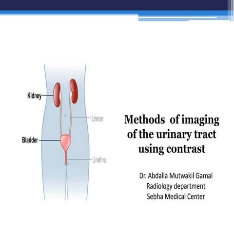Methods of imaging of the urinary tract using contrast