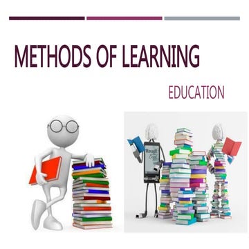 Methods of learning | PPTX