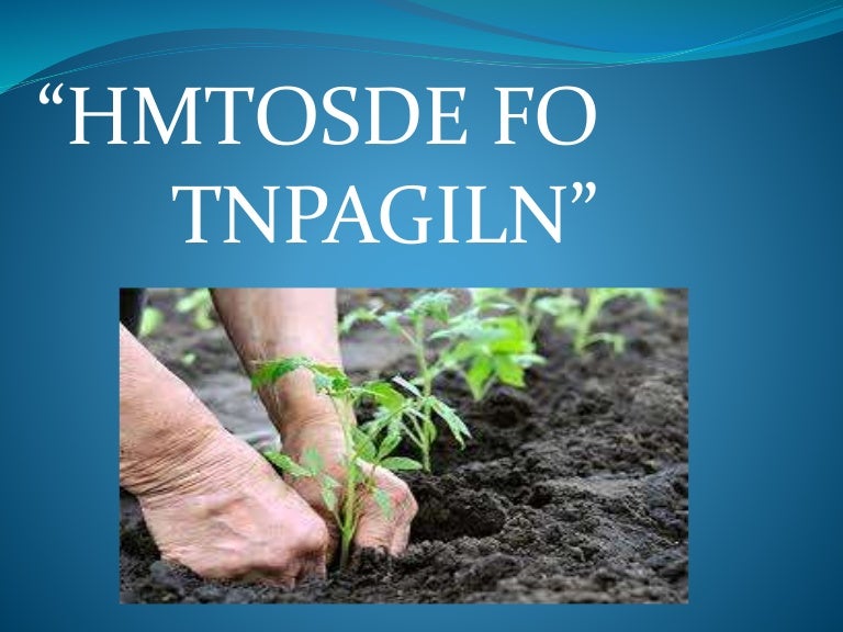 Methods of planting