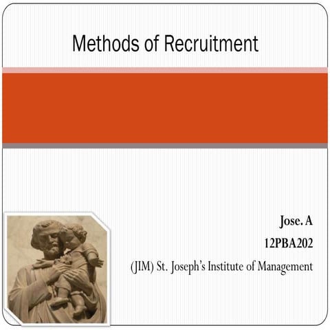 Methods of recruitment